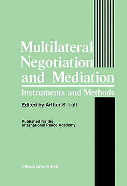 E-Book (pdf) Multilateral Negotiation and Mediation von 