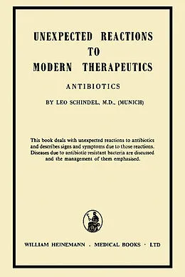 E-Book (pdf) Unexpected Reactions to Modern Therapeutics von Leo Schindel