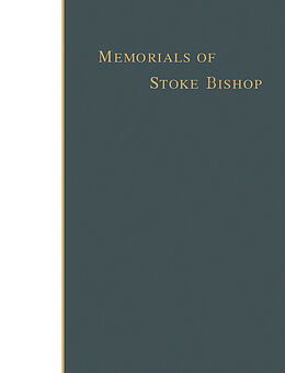 eBook (pdf) Memorials of Stoke Bishop de David T. Wright