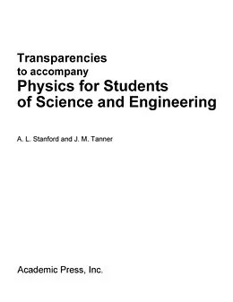 E-Book (pdf) Physics for Students of Science and Engineering von A. L. Stanford, J. M. Tanner