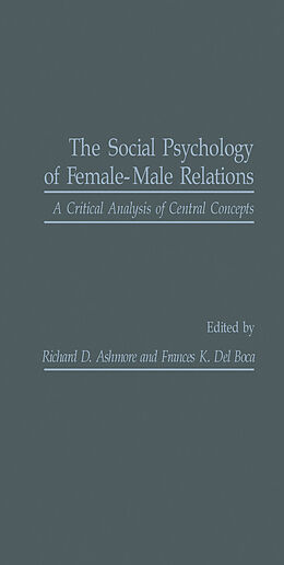 eBook (pdf) The Social Psychology of Female-Male Relations de 