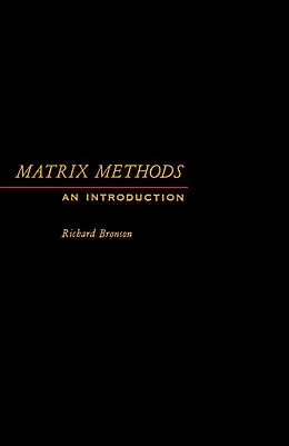 E-Book (pdf) Matrix Methods von Richard Bronson
