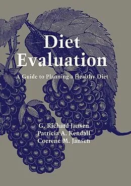 E-Book (epub) Diet Evaluation von G. Richard Jansen, Patricia A. Kendall, Coerene M. Jansen