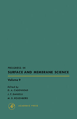 eBook (pdf) Progress in Surface and Membrane Science de 