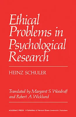 E-Book (pdf) Ethical Problems in Psychological Research von Heinz Schuler