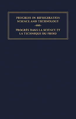 eBook (pdf) Progress in Refrigeration Science and Technology de Sam Stuart