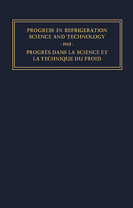 eBook (pdf) Progress in Refrigeration Science and Technology de Sam Stuart