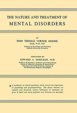 eBook (pdf) The Nature and Treatment of Mental Disorders de Thomas Verner Moore