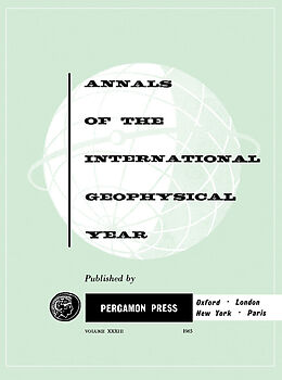 eBook (pdf) Annals of the International Geophysical Year de K. Rawer