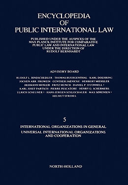 eBook (pdf) International Organizations in General Universal International Organizations and Cooperation de Rudolf Bernhardt