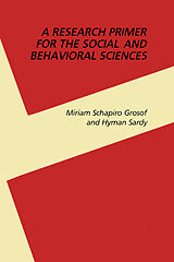 eBook (pdf) A Research Primer for the Social and Behavioral Sciences de Miriam Schapiro Grosof, Hyman Sardy