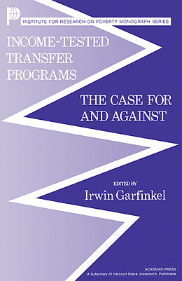 eBook (pdf) Income-Tested Transfer Programs de 