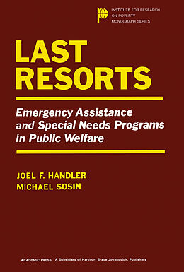 eBook (pdf) Last Resorts de Joel F. Handler, Michael Sosin