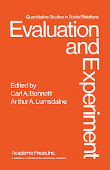 eBook (pdf) Evaluation and Experiment de 