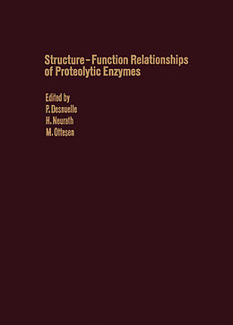 eBook (pdf) Structure-Function Relationships of Proteolytic Enzymes de 