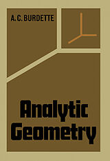 eBook (pdf) Analytic Geometry de A. C. Burdette