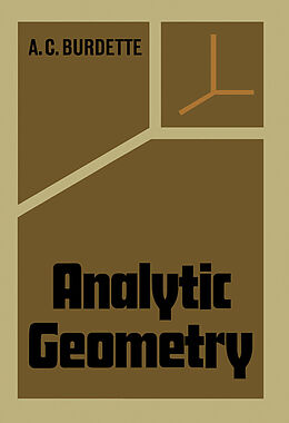 eBook (pdf) Analytic Geometry de A. C. Burdette