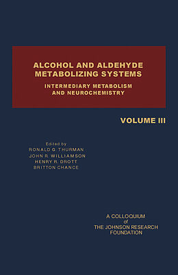 eBook (pdf) Alcohol and Aldehyde Metabolizing Systems de 