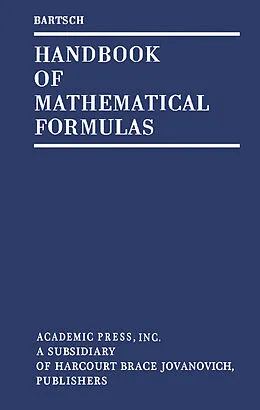 E-Book (pdf) Handbook of Mathematical Formulas von Hans-Jochen Bartsch