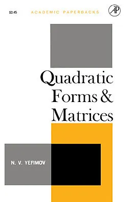 E-Book (pdf) Quadratic Forms and Matrices von N. A. Yefimov