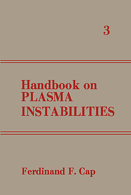 eBook (pdf) Handbook on Plasma Instabilities de Ferdinand F. Cap