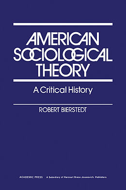 eBook (pdf) American Sociological Theory de Robert Bierstedt