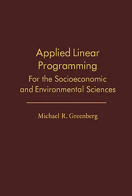 E-Book (pdf) Applied Linear Programming von Michael R. Greenberg