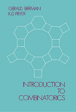 E-Book (pdf) Introduction to Combinatorics von Gerald Berman, K. D. Fryer