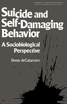 eBook (pdf) Suicide and Self-Damaging Behavior de Denys Decatanzaro