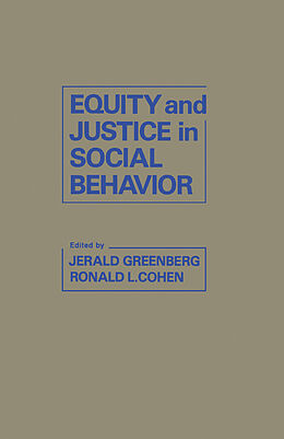 eBook (pdf) Equity and Justice in Social Behavior de 