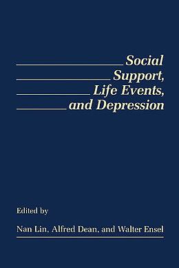 eBook (pdf) Social Support, Life Events, and Depression de 