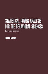 eBook (pdf) Statistical Power Analysis for the Behavioral Sciences de Jacob Cohen