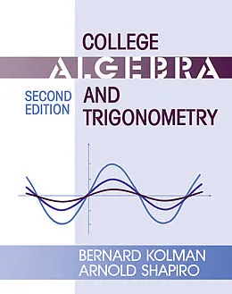 E-Book (pdf) College Algebra and Trigonometry von Bernard Kolman, Arnold Shapiro