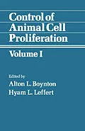 E-Book (pdf) Control of Animal Cell Proliferation von 