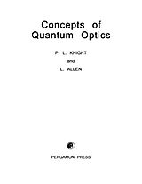 eBook (pdf) Concepts of Quantum Optics de P. L. Knight, L. Allen