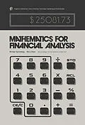 E-Book (pdf) Mathematics for Financial Analysis von Michael Gartenberg, Barry Shaw