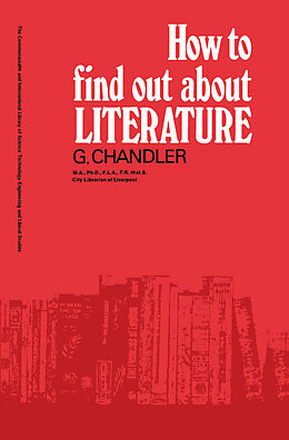 eBook (pdf) How to Find Out About Literature de G. Chandler