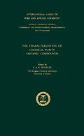 E-Book (pdf) The Characterization of Chemical Purity von L. A. K. Staveley
