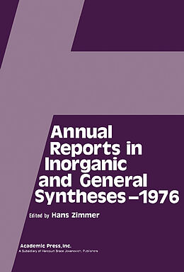 eBook (pdf) Annual Reports in Inorganic and General Syntheses-1976 de 