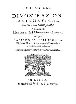 E-Book (pdf) Discorsi e dimostrazioni matematiche von Galileo Galilei
