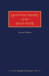 eBook (pdf) Quantum Theory of the Solid State de Joseph Callaway