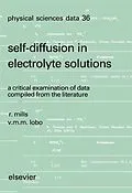 PDF Self-diffusion in Electrolyte Solutions von R. Mills, V. M. M. Lobo