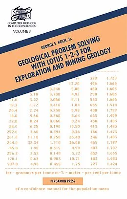 E-Book (pdf) Geological Problem Solving with Lotus 1-2-3 for Exploration and Mining Geology von G. S. Koch