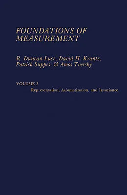 E-Book (pdf) Foundations of Measurement von R Duncan Luce
