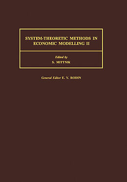 E-Book (pdf) System-Theoretic Methods in Economic Modelling II von 