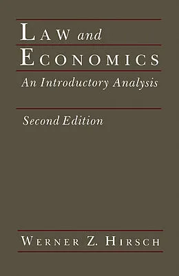 E-Book (pdf) Law and Economics von Werner Z. Hirsch
