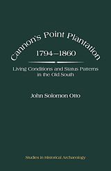 eBook (pdf) Cannon's Point Plantation, 1794 - 1860 de John Solomon Otto