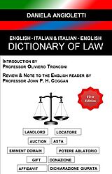 eBook (epub) English - Italian & Italian - English Dictionary of Law de Daniela Angioletti