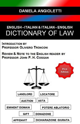 eBook (epub) English - Italian & Italian - English Dictionary of Law de Daniela Angioletti