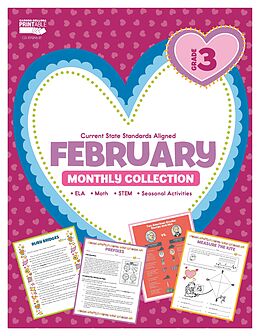 E-Book (pdf) February Monthly Collection, Grade 3 von 